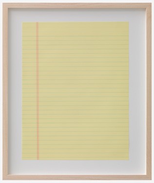 Forbidden Thought Projected Onto Ampad, 8.5 x 11.75”, Letter Size Professional Legal, Wide Ruled, Canary Paper
2010